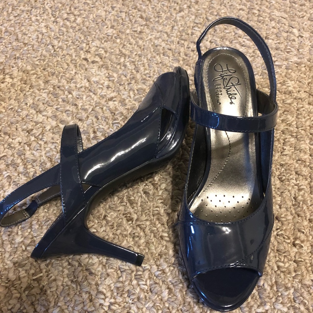 Navy Life Stride Heels.